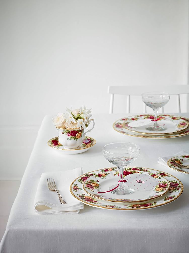 Amazon.co.jp: Royal Albert Old Country Roses サラダプレート4